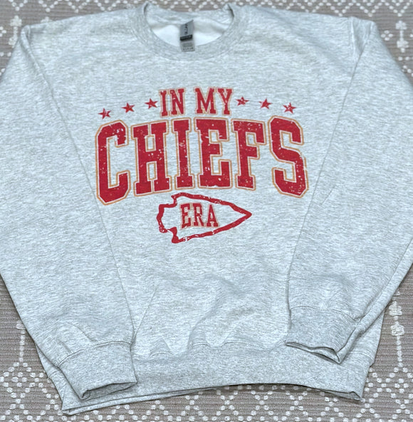 In my chiefs era sweatshirt