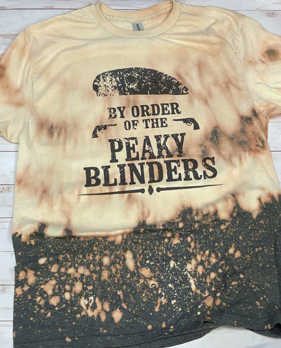 By the order tee shirt shown on flame bleached charcoal