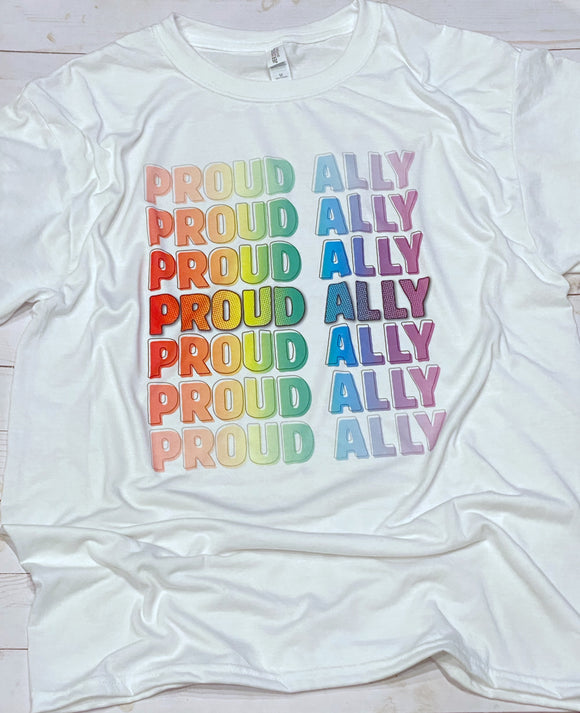 Proud ally T Shirt