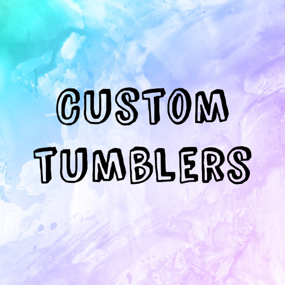 Custom 20oz skinny tumbler