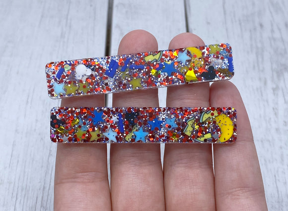 Happiest place on earth resin clip