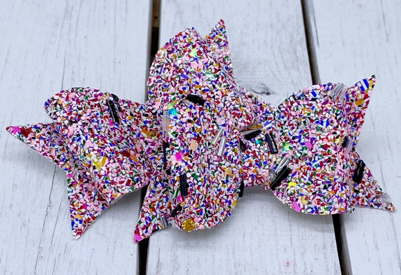Sprinkles glitter bitty bow