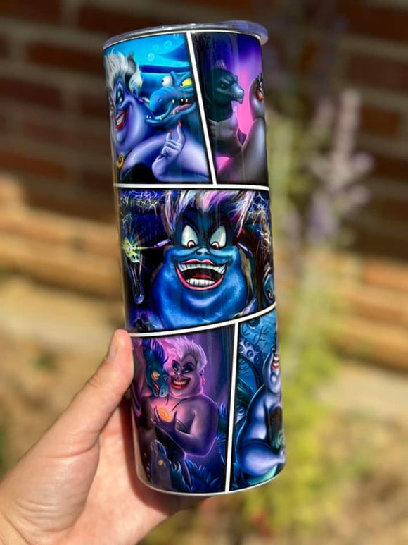 Sea witch 20oz skinny tumbler