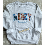 Merry Christmas pick your movie crewneck sweatshirt