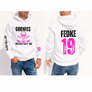 Goonies white CREWNECK SWEATSHIRT