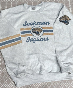 Retro Seckman Jaguars grey sweatshirt