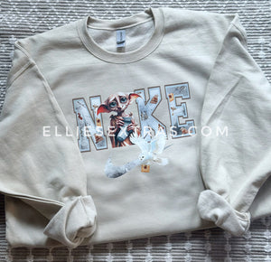 Owl delivery crewneck sweatshirt