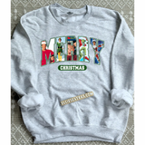 Merry Christmas pick your movie crewneck sweatshirt