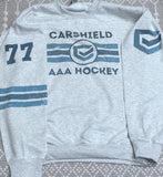 Retro carshield grey sweatshirt