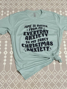 Fancy Christmas Anxiety T-Shirt