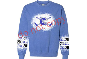 Chargers number sleeves sweatshirt