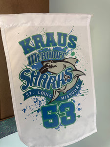 Splatter sharks flag