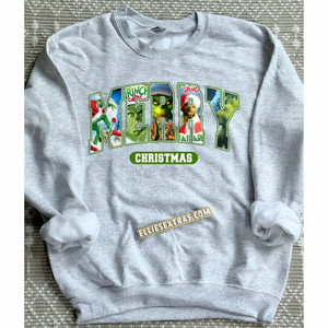 Merry Christmas pick your movie crewneck sweatshirt