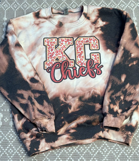 kc bleached sweatshirt