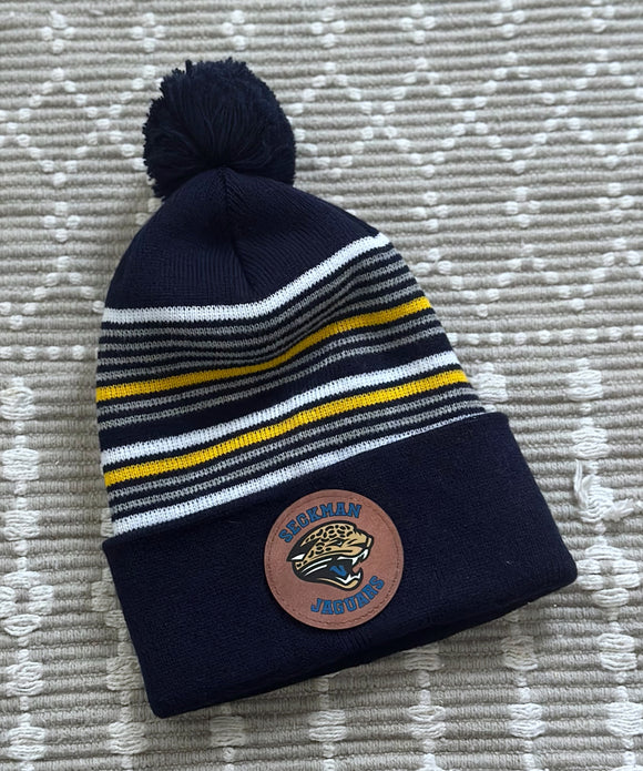 Seckman Jaguars sock hat