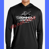 Cornhole central performance hoodie