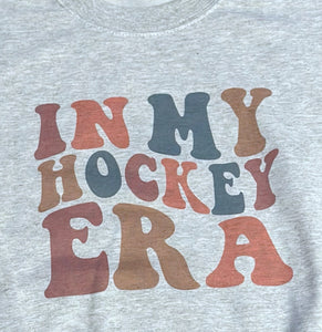 In my hockey era grey T-shirt