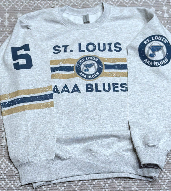 Retro AAA Blues grey Hoodie