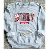 Merry Christmas pick your movie crewneck sweatshirt