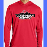 Cornhole central performance hoodie