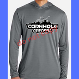 Cornhole central performance hoodie