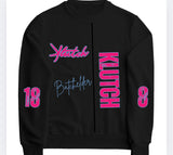 Klutch cardigan cut black sweatshirt