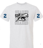 Black SHARKS fan fundraiser tshirt
