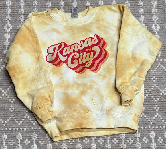 Kansas city dyed sweatshirt