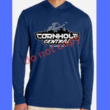 Cornhole central performance hoodie