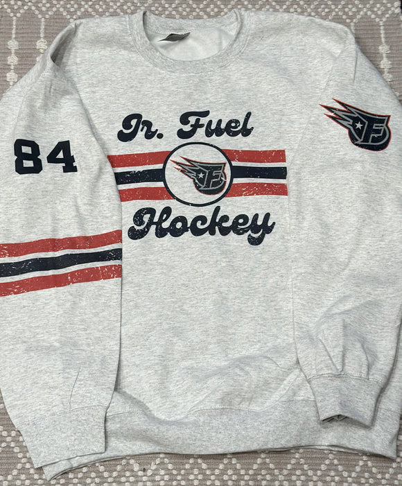 Indy fuel retro ash grey sweatshirt