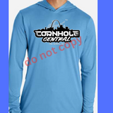 Cornhole central performance hoodie
