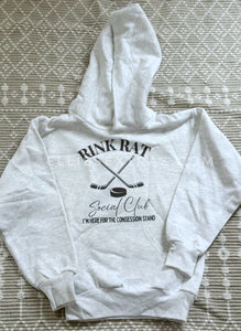 Ash Grey Rink Rat hoodie