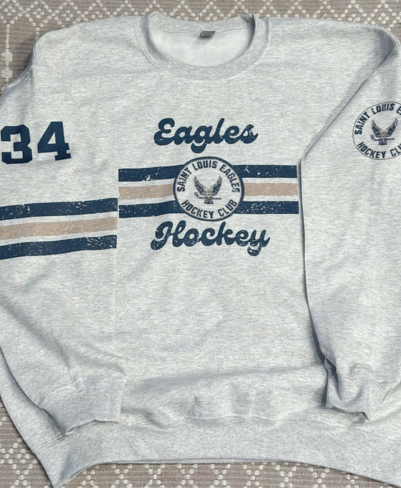 Retro eagles grey sweatshirt
