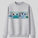 Sharks hockey banner crewneck sweatshirt