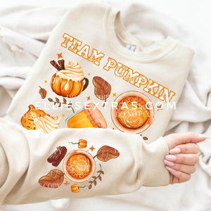 Team pumpkin sweatshirt