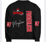 Mayhem cardigan cut sweatshirt
