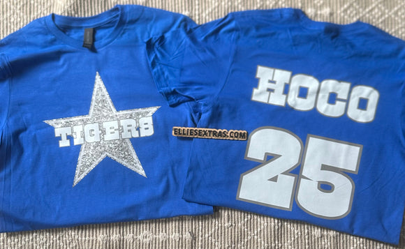 Tigers hoco 25 tshirt