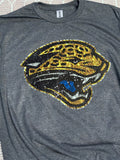 Faux sequins jaguars T Shirt