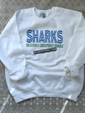 Sharks Collectively consistently terrible white sweatshirt