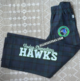 Custom plaid flannel pajama pants