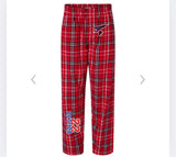 Custom plaid flannel pajama pants