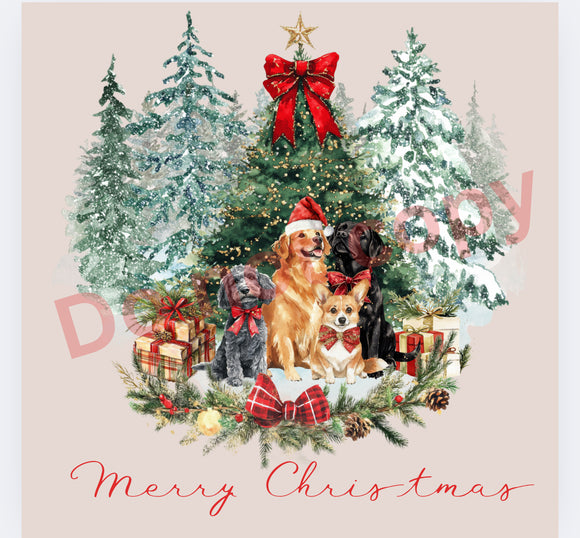 Custom dogs Christmas sweatshirt