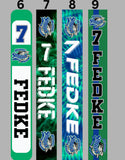 Single hockey stick sticker
