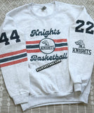 Ice hawks retro ash grey sweatshirt