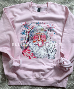 Disco Santa crewneck sweatshirt