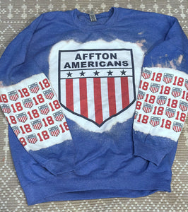 Affton number sleeves sweatshirt