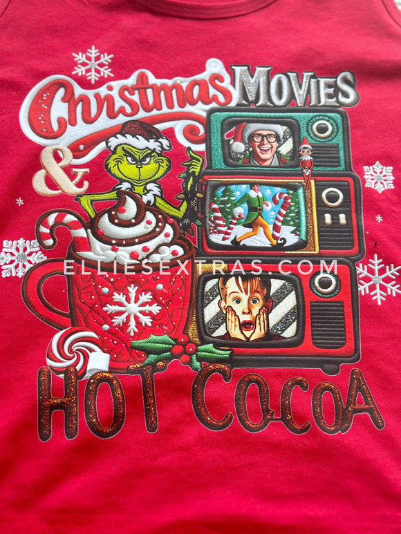 Christmas movies and hot cocoa T Shirt