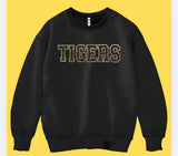 Oakville Tigers faux chenille patch sweatshirt