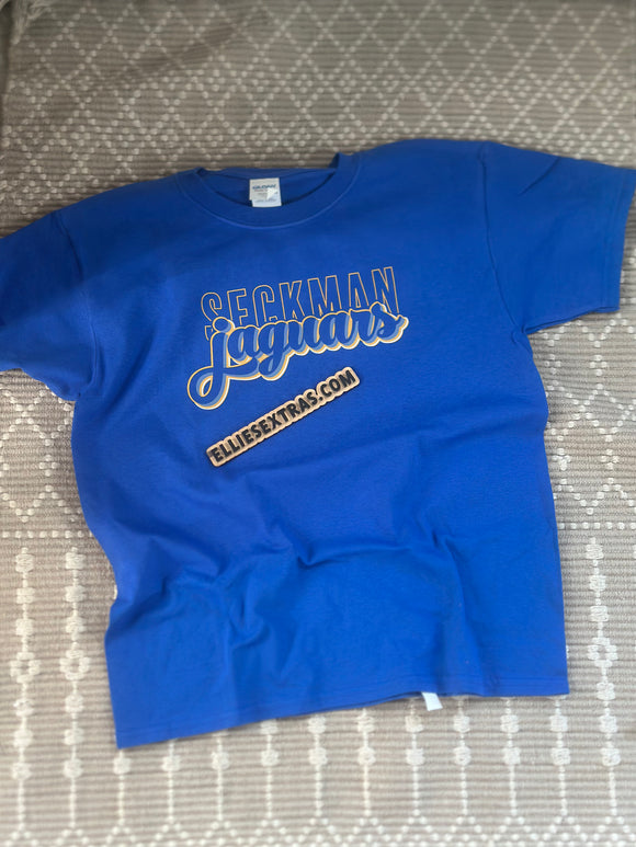 Seckman jaguars empty space tshirt
