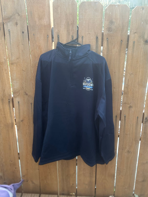 Bar down performance fleece quarter zip